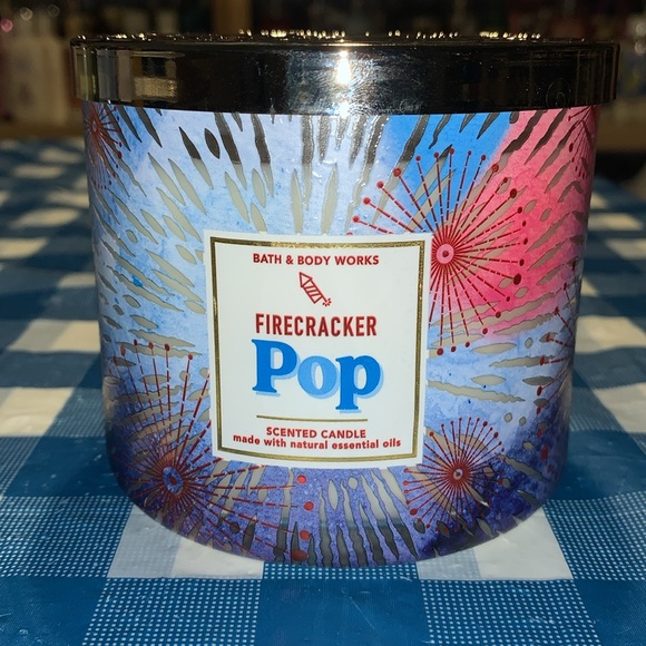 Bath & Body Works Accents Bath Body Works Firecracker Pop 3wick